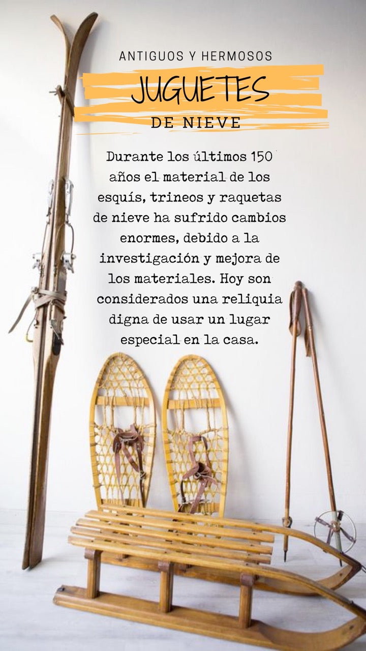 ANTIGUOS JUGUETES DE NIEVE