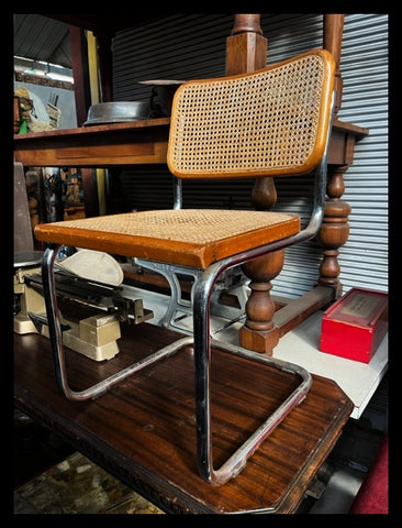 I.4525 CUARTETO DE SILLAS CROMADAS