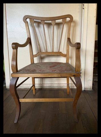 I.4461 SILLÓN DE MADERA DE CAMPO