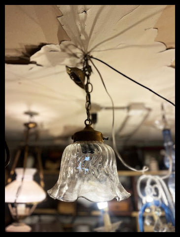 II.3723 LAMPARITA COLGANTE DE VIDRIO