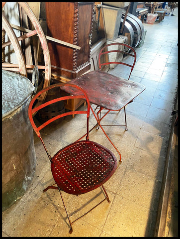 I.4326 JUEGO DE TERRZA ROJO