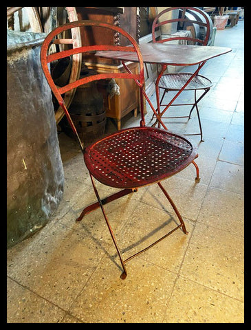 I.4326 JUEGO DE TERRZA ROJO