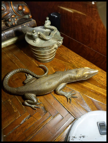 II.3736 LAGARTO DE BRONCE