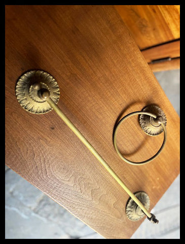 II.3738 SET TOALLEROS BRONCE