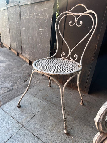 I.5036 PAR DE SILLITAS DE FIERRO DE TERRAZA