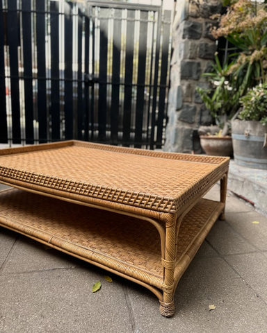 I.5072 MESA DE CENTRO DE MIMBRE