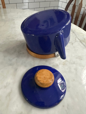 II.5007 TETERA AZUL DE CERÁMICA