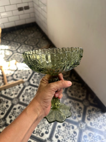 II.5039 FRUTERO VERDE DE CRISTAL