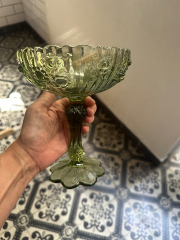 II.5039 FRUTERO VERDE DE CRISTAL