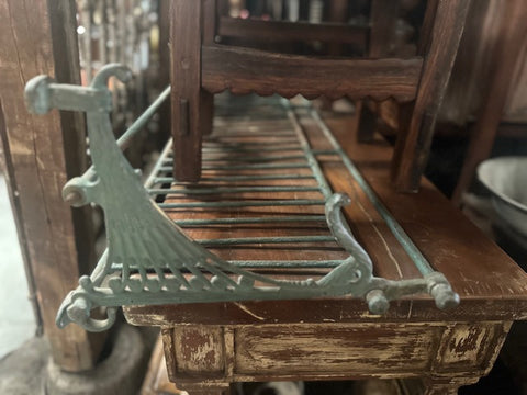 II.5060 GRAN REPISA DE FIERRO DE TREN