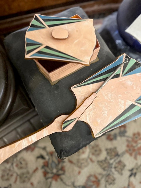 II.5081 SET DE TOCADOR ART DECÓ