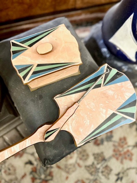 II.5081 SET DE TOCADOR ART DECÓ