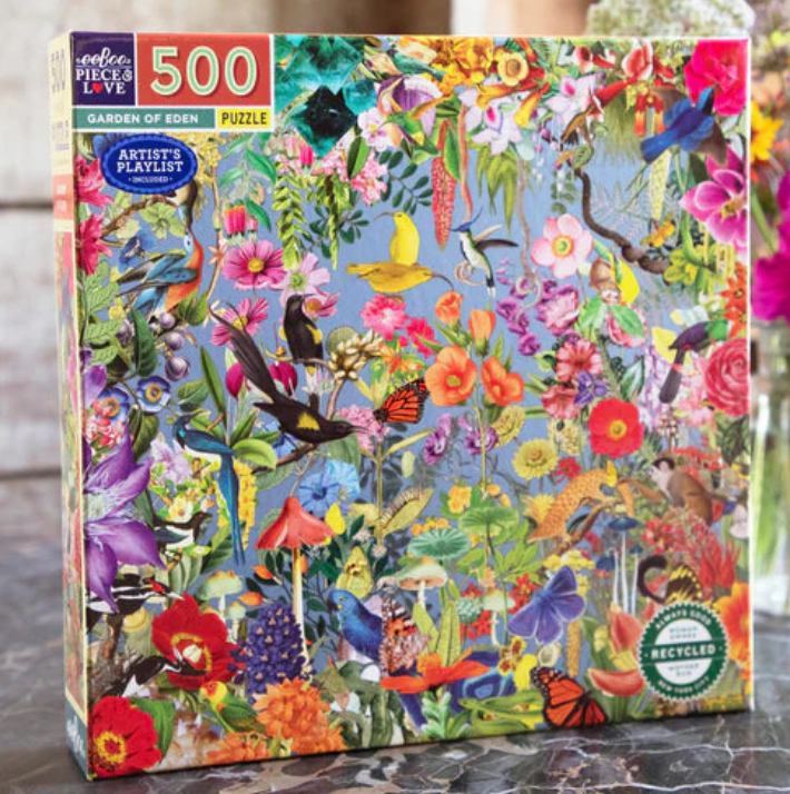 III.1135 Puzzle Cuadrado 500 Piezas Jardín Del Edén