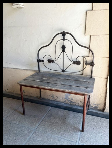 I.3824 BANCA DE FIERRO Y MADERA