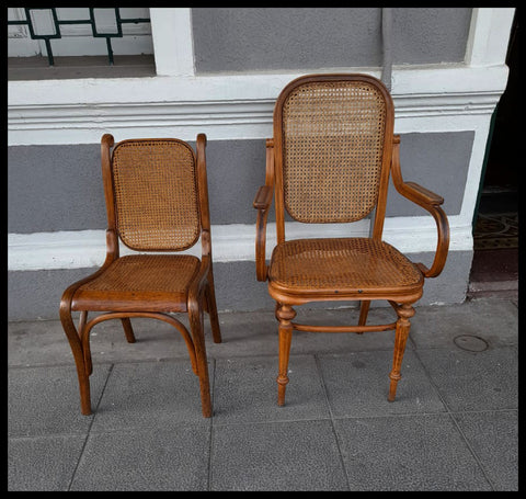 I.3989 SILLÓN DE JUNCO VIENA