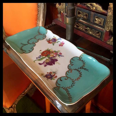 II.1218 PLATO DE PORCELANA RECTANGULAR