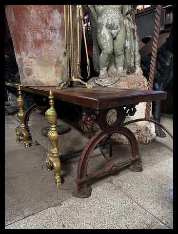 I.3837 BANCA DE MADERA Y FIERRO