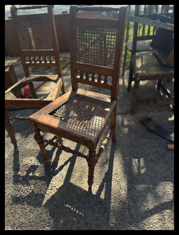 I.3999 CUARTETO DE SILLAS JUNCO