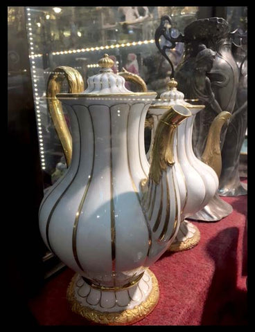 II.1286 PAR DE TETERAS MEISSEN