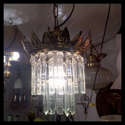 II.1300 LÁMPARA DE CRISTAL