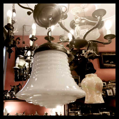 II.1308 LÁMPARA DE OPALINA ART DECÓ