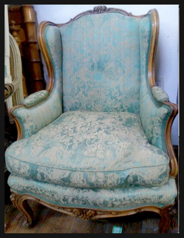 I.1859 BERGER TAPIZ CON FLORES CELESTES