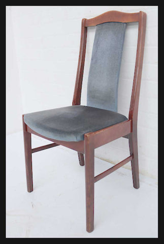 I.1871 SILLAS DE MADERA Y FELPA