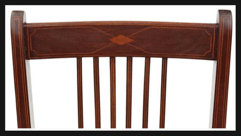 I.1874 PAR DE SILLAS CON ASIENTOS BORDEADOS