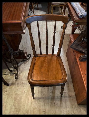 I.3138   CUARTETO DE  SILLAS DE MADERA