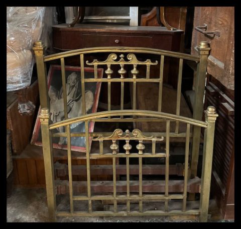 I.3176   CAMA DE BRONCE DE UNA PLAZA