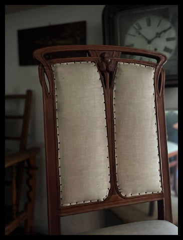 I.3881 CUARTETO DE SILLAS ART NOUVEAU