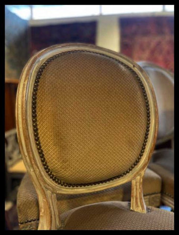 I.3312  6 SILLAS LUIS XVI MEDALLÓN