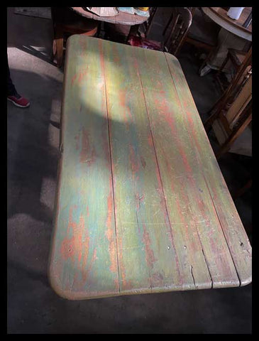 I.3353  MESA CHILENA TURQUESA