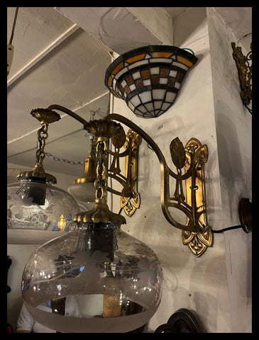 II.3470 PAR DE APLIQUÉS ART NOUVEAU