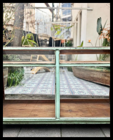 I.4044 VITRINA DE ALMACÉN TURQUESA