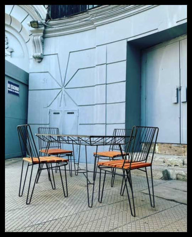 I.3401  JUEGO DE TERRAZA AÑOS 70