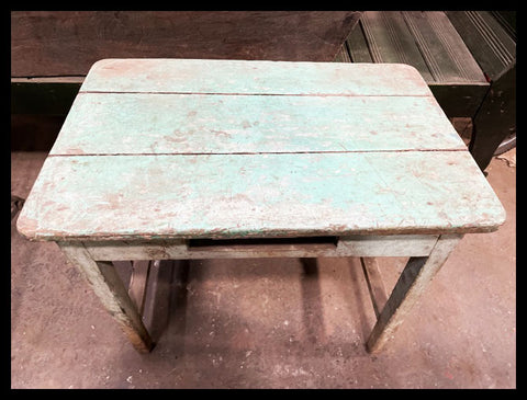 I.3493  ESCRITORIO CELESTE RÚSTICO