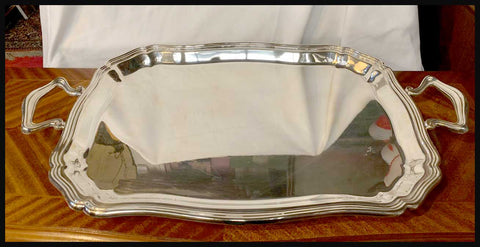 II.2363 BANDEJA DE PLATA CON ASAS