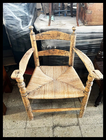 I.3537   SILLA RÚSTICA DE PAJA