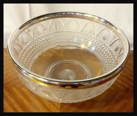 II.2369 FUENTE DE CRISTAL Y PLATA