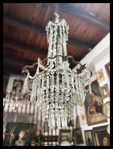 II.3287  GRAN LÁMPARA DE LÁGRIMAS