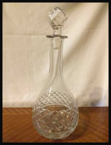 II.2381 BOTELLA DE CRISTAL