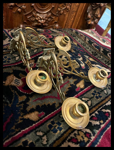 II.3539 PAR DE APLIQUÉS DE PIANO