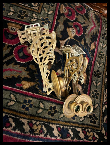 II.3539 PAR DE APLIQUÉS DE PIANO