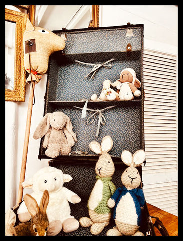 I.3726 BAÚL DE VIAJE AZUL