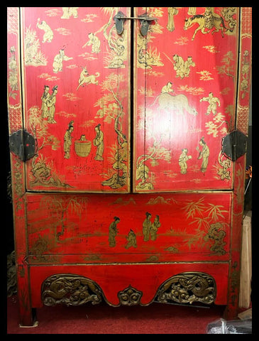 I.4069 MUEBLE CHINO ROJO