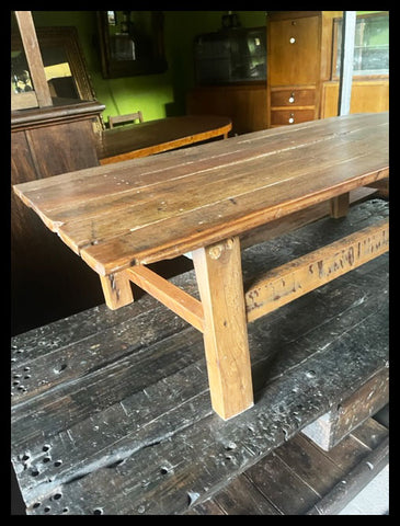 I.4084 MESA DE CENTRO CON MADERAS RECICLADAS