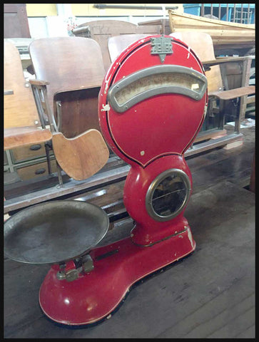 II.2116 PESA ROJA DE ALMACÉN ZEILER