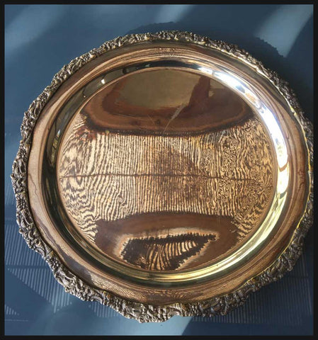 II.2476 BANDEJAS DE PLAQUÉ Y ALPACA