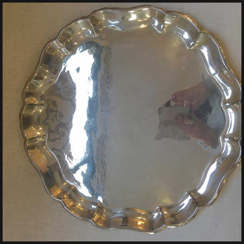 II.2476 BANDEJAS DE PLAQUÉ Y ALPACA